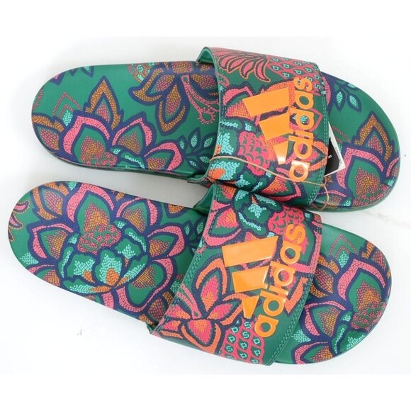 Adidas Adilette Cloudfoam Women's Slide Sandals Size 9 Beach Water Shoes NWT - Picture 1 of 7